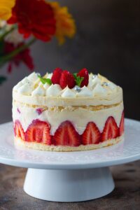 fraisier - prăjitură cu căpșuni