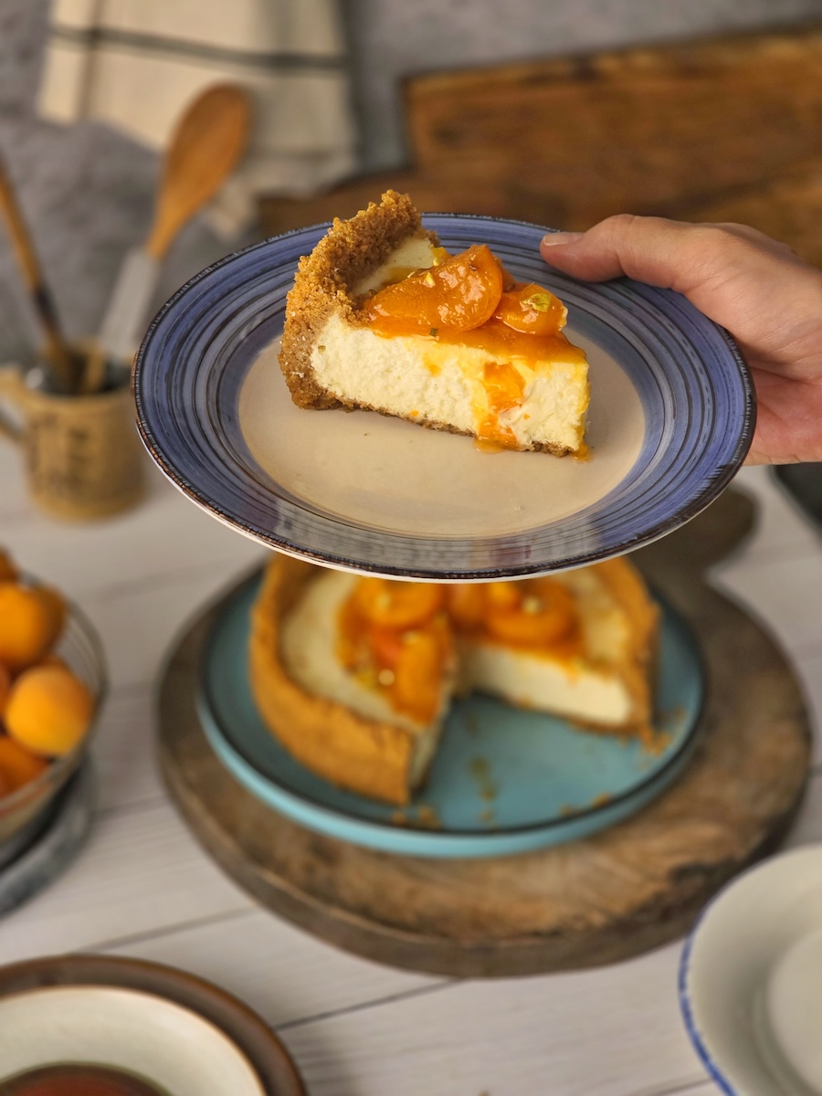 cheesecake cu caise
